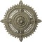 Ekena Millwork Haylynn Ceiling Medallion (Canopies up to 1 1/4"), 29 1/8"OD x 1 1/4"ID x 4"P, Castle Stone Crackle CM29HYCSC - alternate 1